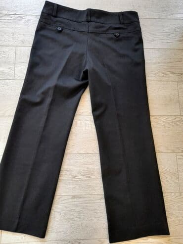 Pantalone: SNIŽENO! Elegantne crne pantalone nove vl 46 ili xl — 2
