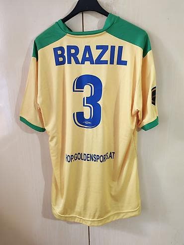 pancerice za decu: Fudbalski dres Brazil – START (Rahimian), veličina XL - Boja: žuta sa — 3