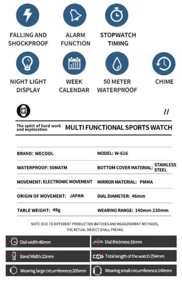 muške zimske jakne c a: Sport watch, Male — 7