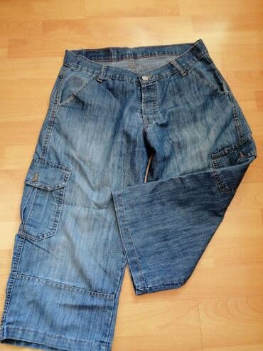 halteri h m: Kratke pantalone texas vel M. Obim struka 76 cm, obim bokova 116 cm — 3