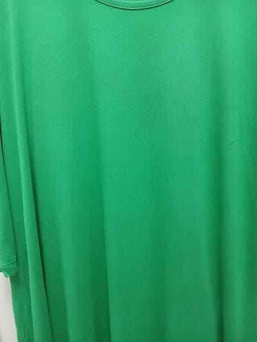 helanke pull and bear: Zelena tunika/haljina LISA MODA - Boja: intenzivno zelena - Kroj — 2