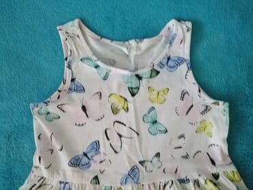satenske haljine dugih rukava: H&M, Midi, Sleeveless, 98-104 — 5