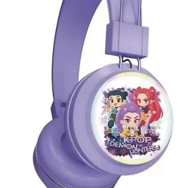 Kpop Demon Hunters bkuetooth slusalice za decu. Bluetooth verzija — 4