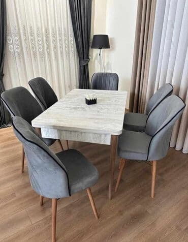 iznajmljivanje stolova i stolica: Sto + 6 stolica 🪑🎀 • Elegantan set savršen za vašu trpezariju ili — 1