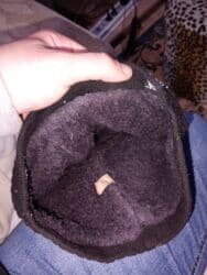 Women's Sweatsuits: Zimska sportska kapa, crna - Pletena spolja, mekana i elastična - — 2