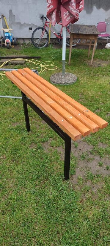 forma ideale ugaone garniture sa zicanim jezgrom: Bench, Metal, color - Black, New — 4