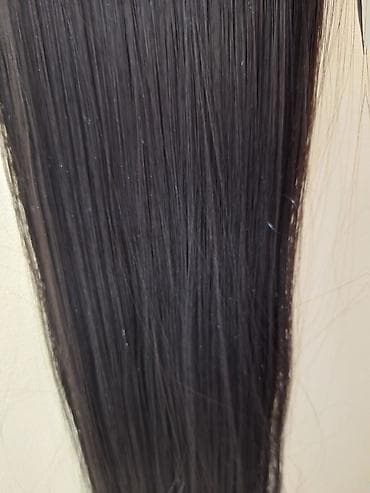 medicinske perike cena: Ekstenzija rep – duga, ravna, crna (1b) - Tip: ekstenzija za kosu u — 3