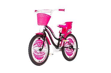 nosac za bicikle za zid: Bicikl Visitor Kids Heart 20" – crno/roze Šifra proizvoda: 120 EAN — 1