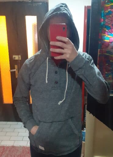 puma zenski duks: Duks, M, Vans, bоја - Siva, Sa kapuljačom — 1