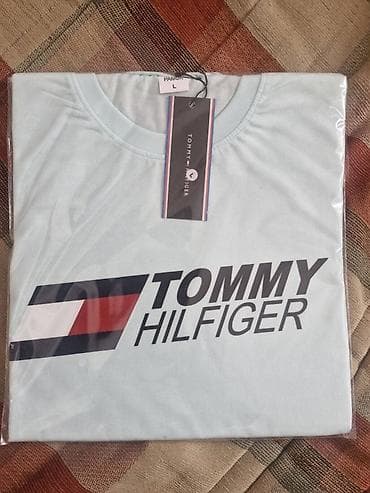 Duksevi: Men's T-shirt Tommy Hilfiger, bоја - Svetloplava — 1