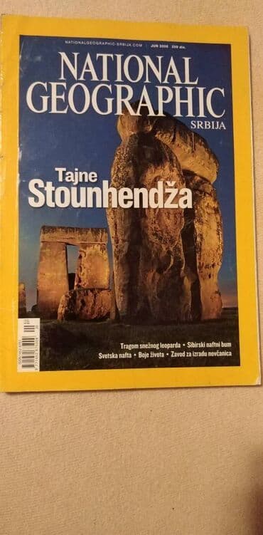 legendarni automobili broj 8: Časopisi National Geographic br.X/07,VI/08,VIII/08, srpski ocuvani — 2