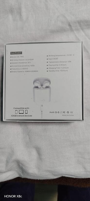 2 hand phone: Bežične slušalice i7S TWS sa punjačkim kućištem 30e - Bluetooth — 4