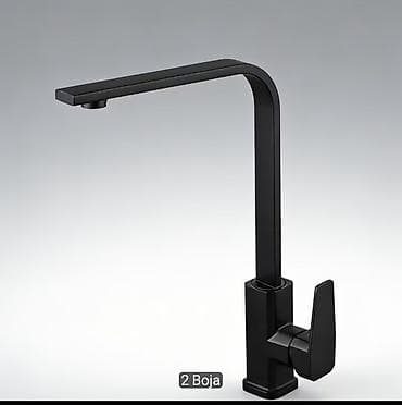 peć na plin: Crna Kuhinjska Slavina Visoka 41 cm – Mat Crna Novo, nekorišćeno ✅ — 5