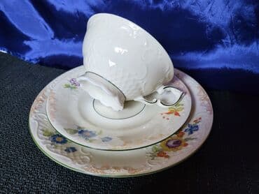 solje za caj: Set Kahla porcelan Nemacka 1957+. Set nigde okrzan,napukao,polomljen — 3