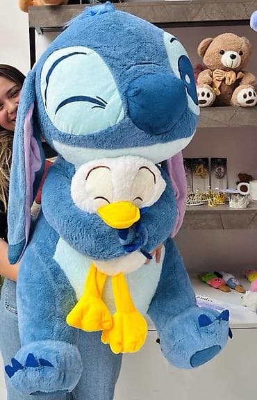 kaka dres: 🩵 Velika plišana igračka – Stitch & Paja Patak 🩵 Preslatka, mekana — 3