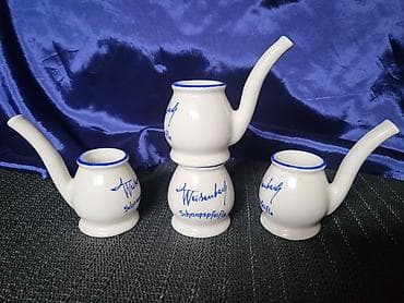 cediljka za cvarke: Porcelanske casice za zestoko pice,nemacke iz 70ih. Komada 4 u — 2