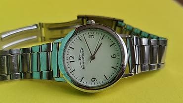 poklon za kuma: Ručni sat Berlinger, klasičnog dizajna. - Okruglo kućište sa belim — 3