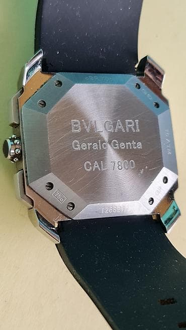 crno zlatni sat: Bvlgari Gerald Genta hronograf ručni sat - Kućište višestrano — 3