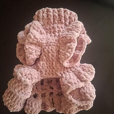 Sweatpants: Džemperak za psa – ručno pleten, nežno ružičaste boje, od meke — 2