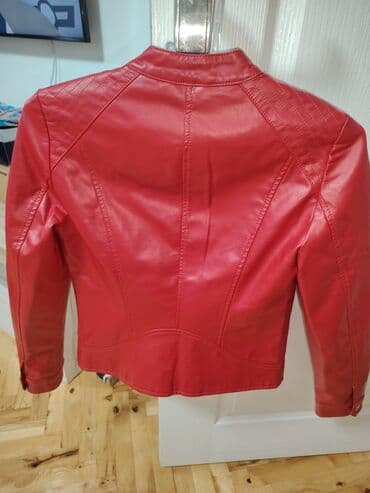 suknja od skaja: Ženska jakna Vero Moda – crvena, veličina XS - Model: kratka — 2