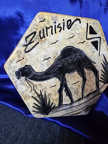 case za vodu metalac: Postolje Tunis,vintaz univetzalno,rucno oslikano,pa glazirano — 4