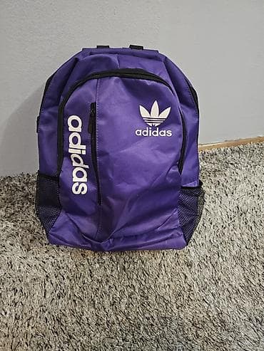 otkup cd i dvd: Adidas ranac – ljubičasti, veliki, novi - Model sa Adidas trefoil — 1