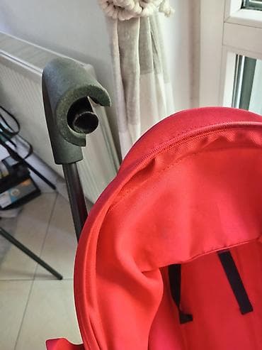 prsluk za bebe devojcice: Kišobran kolica crvena i krem /bež, zajedno ili odvojeno (pojedinačna — 4