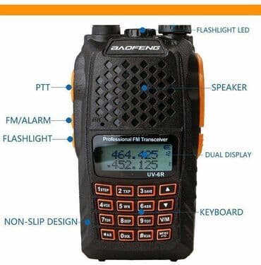 Sport i razonoda: Toki-Voki-Baofeng-UV-6R-Dual-Band-7w Baofeng UV-6R max snage 7wati — 4