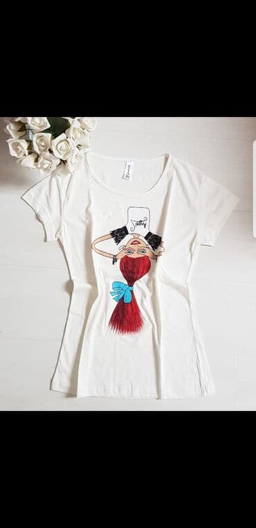 ešarpe i marame: S (EU 36), Cotton, color - White — 1