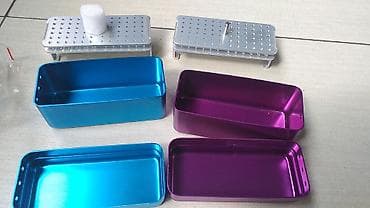 Ostali medicinski proizvodi: Stomatološke posude Petri šolje Podeljene petri šolje Inox opal — 6