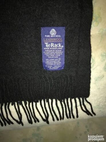 muski kaputi: Original Tie Rack London šal NOV 100% Lambswolle Made in Scotland — 1