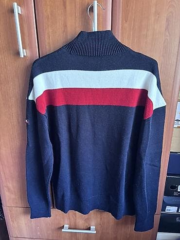 tommy cizme: Džemper Tommy Hilfiger, veličina M. Model sa polurolkom (rebrasti — 2