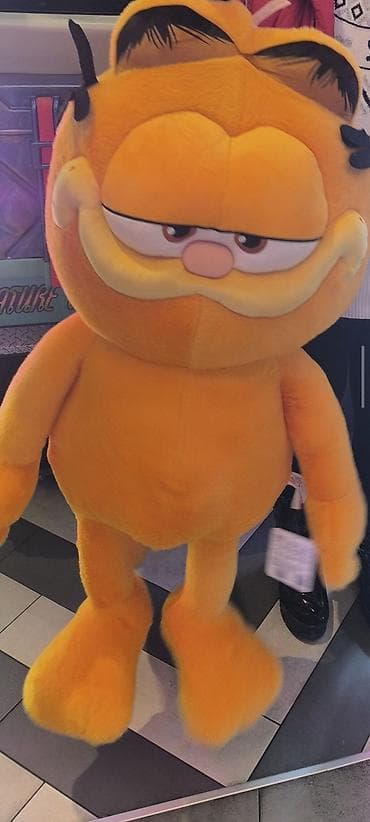 karirane suknje za devojcice: Veliki plišani Garfield – zvanični lik iz stripova i crtanih filmova — 1
