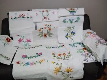 lidl tabure za decu: Floral, color - White — 7