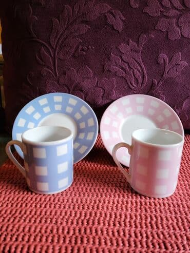 soljice za espresso lavazza: Soljice nove za dvoje Maison Strauss Porcelan. Obe u ceni. Tacne — 5