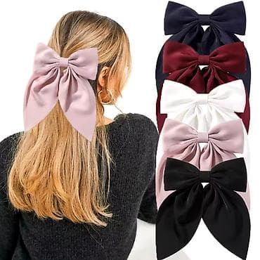 Mašna gumice za kosu. Crna,bela,bež,sampanjac,žuta,oker,svetla