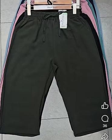 armani si: Pantalone siroke sa elastičnim pojasom i učkurom. - Boje: bež, roza — 7