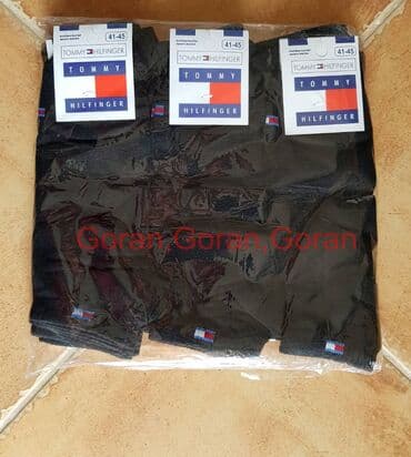 tommy hilfiger d: Muške pamučne čarape. Tommy hilfinger 3/4 muške pamučne čarape — 21