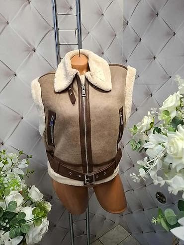 esmara jakne: Ženska zimska prsluk-jakna sa krznenom postavom gs - Model: bez — 1