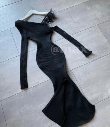 Women's Clothing: 🤎New,,Glory’’Knitted dress🤎Velicine:(Uni)S M L Boje:Lila Crna i Kamel — 4