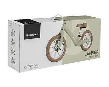 decije sediste za bicikl: KIKKA BOO Balance bike LANSER – army green Lanser je balans bicikl — 8