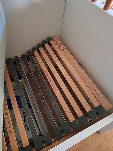 plastični krevet za pse: Krevet za jednu osobu sa fiokama i elasticnim letvicama - Dimenzije — 2