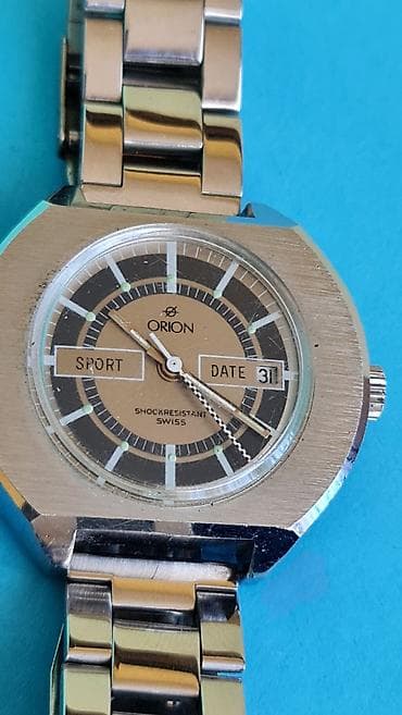 Upaljači i prateća oprema: ORION “Sport Date” – švajcarski ručni sat - Brend/model: ORION, Sport — 2