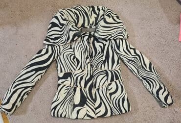 zebra tunika: Zara, S (EU 36), Leopard, krokodil, zebra, Bez postave — 3