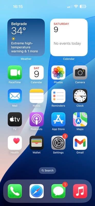 apple laptopovi: Apple iPhone iPhone 15 Plus, 128 GB, Black Titanium, Face ID — 2