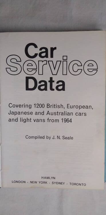 andjeo i vrag serija online sa prevodom: Knjiga:Car Service Data (Auto servisni radionicki prirucnik) 1978 — 2