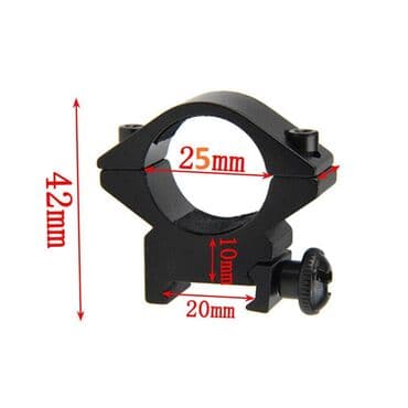 fila roleri: Nosač optike fi 25,4mm za šinu 21mm niska montaža Nosač optike za — 4