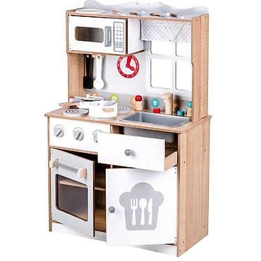 Kids' Kitchens: DRVENA KUHINJA XXL + dodaci za kuvanje – ECO TOYS Šifra proizvoda — 2
