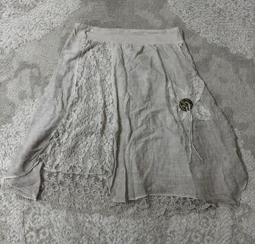 XL (EU 42), Midi, color - Beige