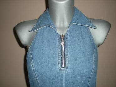 mindjuse sa ruskom kopcom: XS (EU 34), color - Blue, Cocktail, Without sleeves — 4